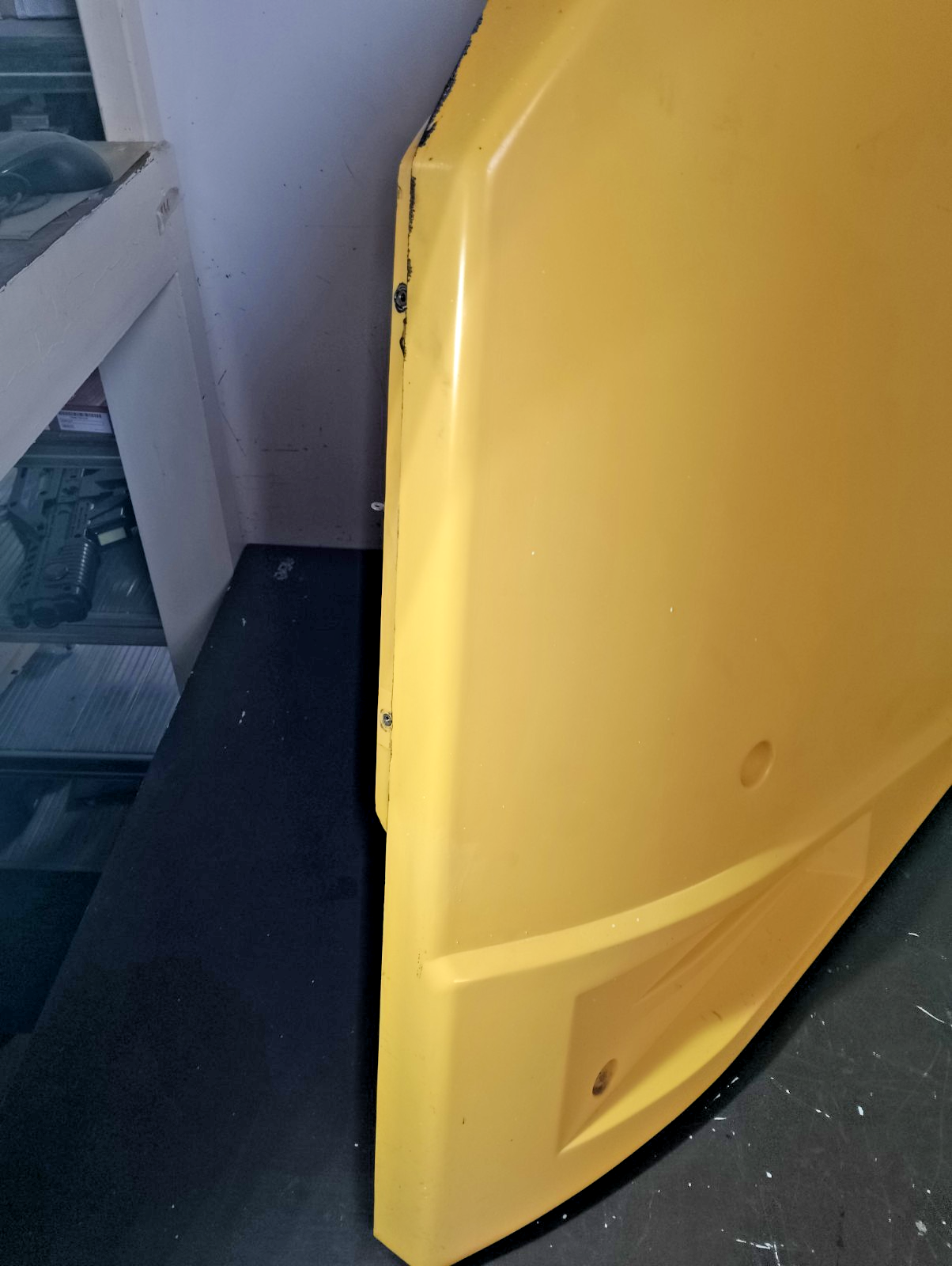 Sega Model 2 TOURING CAR  Arcade Game Cover Pannel Yellow Left / PANNE