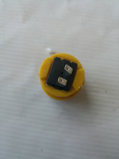 Arcade Button 24 mm yellow compatible Naomi cabinet arcade 1 pcs
